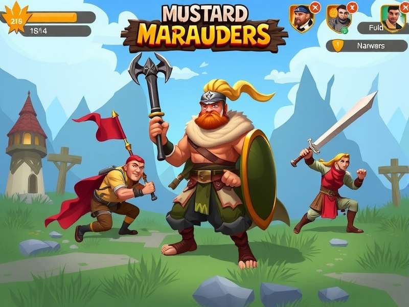 Mustard Marauders Warrior Pro gameplay screenshot